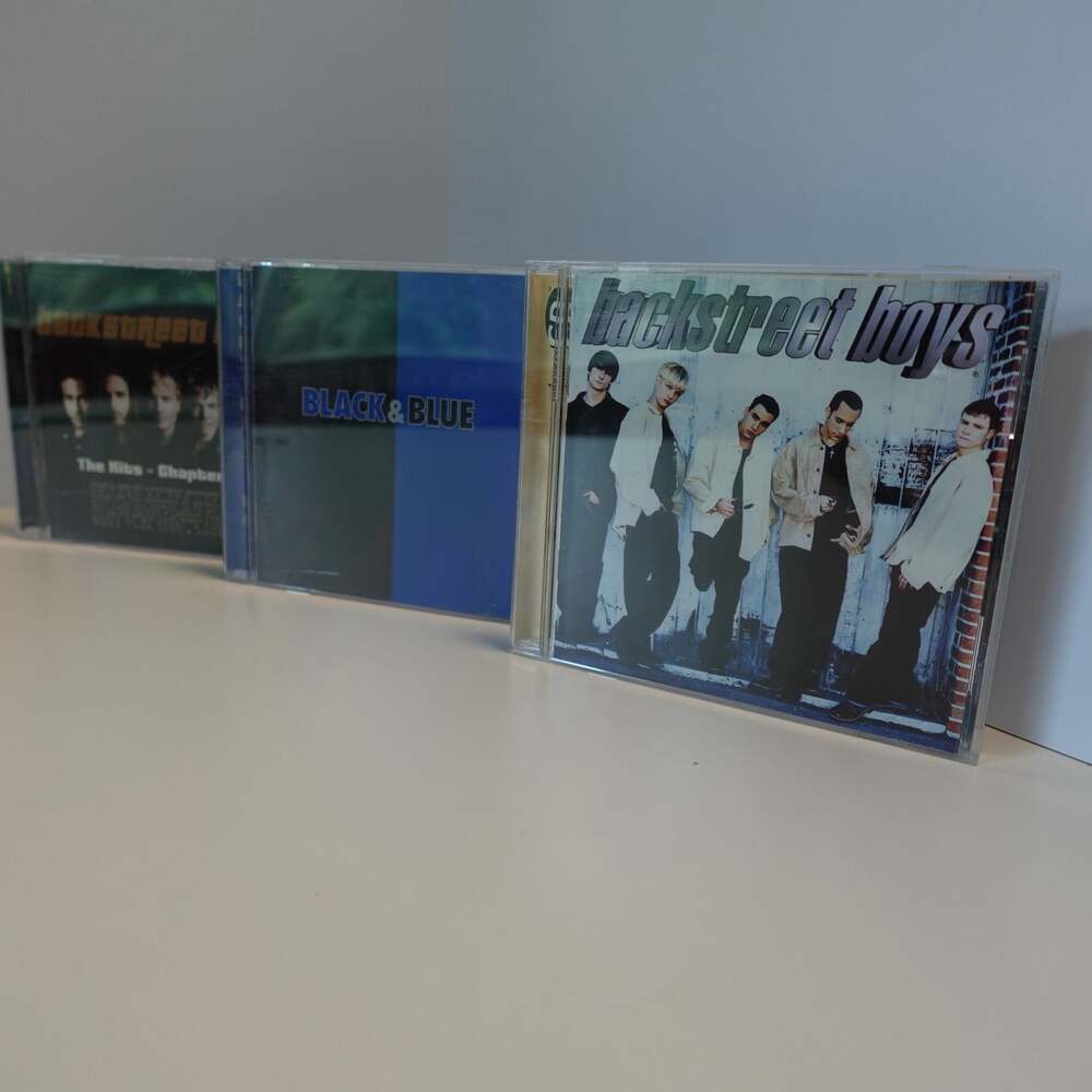 Backstreet Boys 3-CD Music Lot: The Hits, Black & Blue, and Backstreet Boys